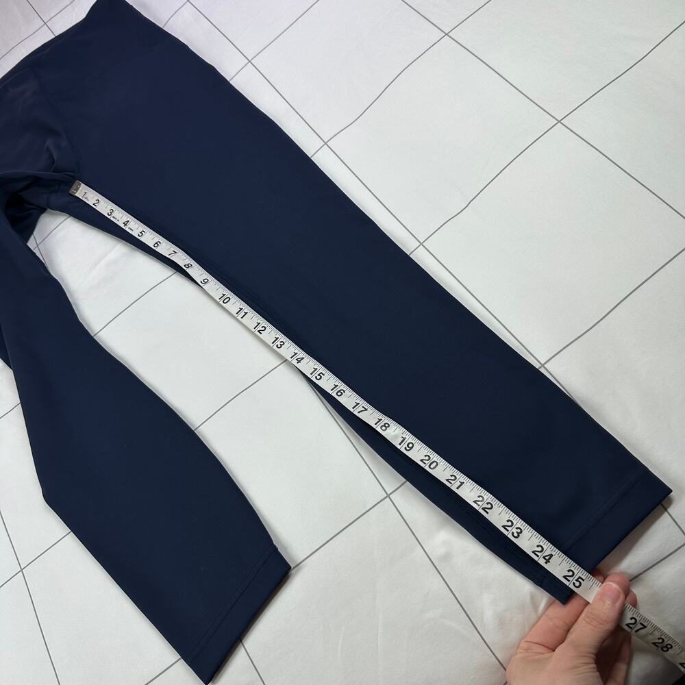 Lululemon Leggings Womens 6 Blue Instill High Rise 25" Yoga Smooth Gym Pilates - Picture 9 of 10